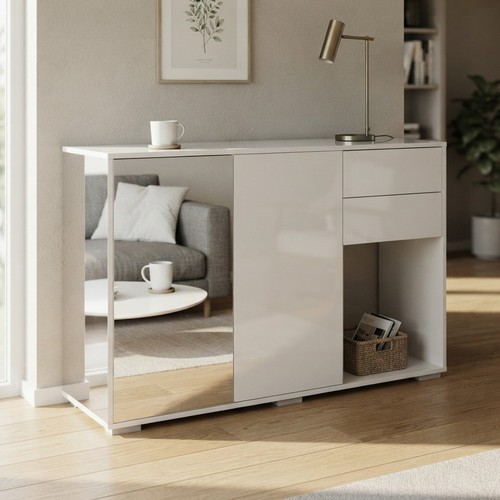 Credenza bianca lucida - , 3