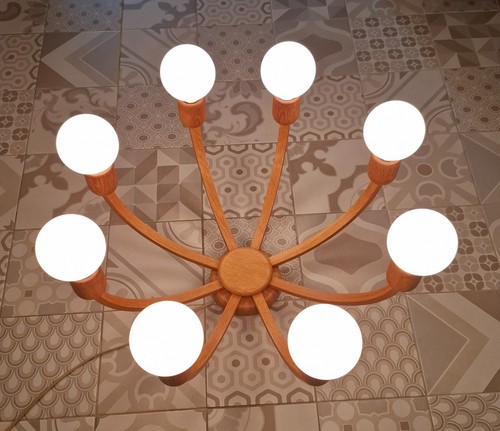 Vecchia lampada soffitto - vecchia, da