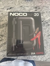 New Noco AIR20 Portable Tire Inflator and Air Compressor 20A 100PSI 12V Black
