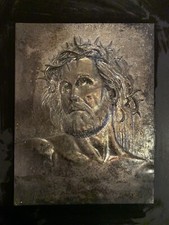 bassorilievo argento 925  “Cristo Miracoloso” di Domenico Chiarolanza