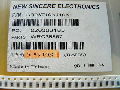 100x résistance cms smd 1206 - cms,