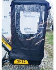 Mini Escavatore Telo Copriauto Tenda Calda Ispessimento Pvc Antivento Adatto per AGT QH12