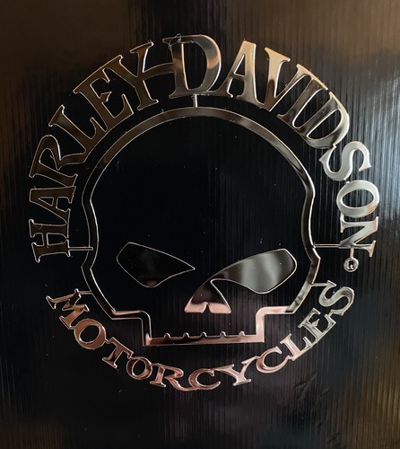 Metallic sticker harley - sticker,