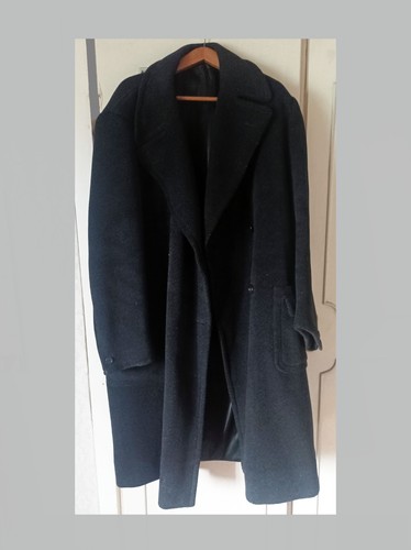 Cappotto lana uomo colore nero - cappotto,