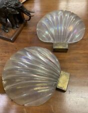 Coppia di antiche appliques a