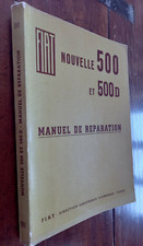 FIAT 500 500D D Manuale di Assistenza Riparazione Officina Carrozzeria ORIGINALE