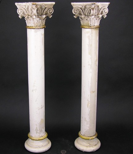 Coppia colonne corinzie in - corinzie,