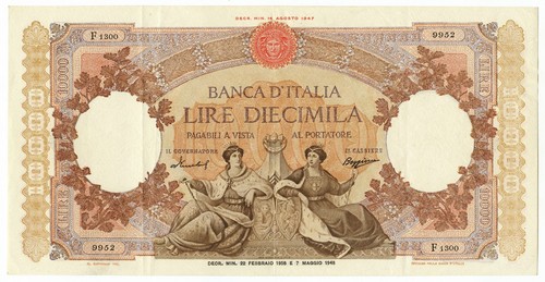 10000 lire capranesi - 10000,