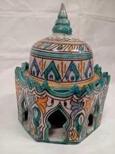 BELLISSIMO  CALAMAIO  IN  CERAMICA  SMALTATA,  DEL  XIX  SECOLO.