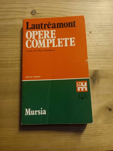 Opere complete lautreamont - opere,