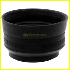 Paraluce ripiegabile in gomma universale per tele obiettivi, innesto a vite 67mm