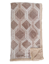 Coperta plaid in pile con