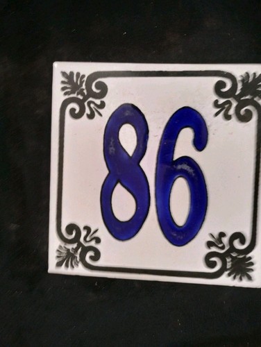 Piastrella numero civico - numero,