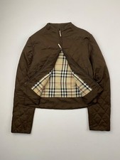 Giacca donna corta trapuntata marrone Burberry London - Taglia: circa S-M