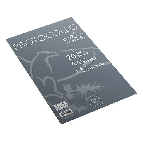 Fogli protocollo quaxima - protocollo, pigna