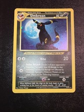 Pokémon TCG Umbreon Neo Discovery Holo carta rara 13/75