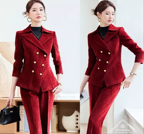 Completo elegante donna rosso - elegante,