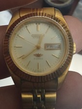 Citizen Quarzo Orologio Donna 25MM Acciaio/Oro Automatico Vintage Raro 8 Con