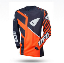 MAGLIA CROSS UOMO BLU/ARANCIO