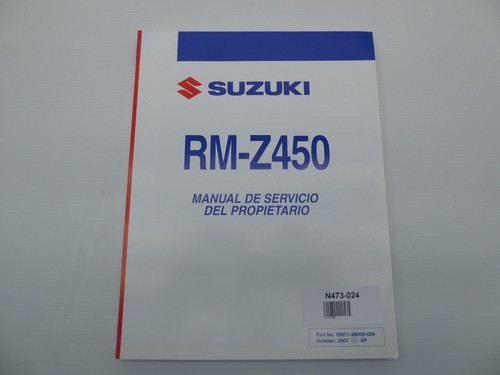 Suzuki 450 2008 - suzuki, manuale
