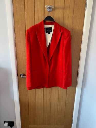 Giacca sartoriale rossa - , zara