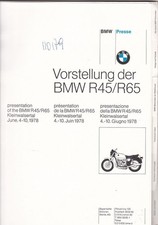 Vorstellung Der BMW R45/R65