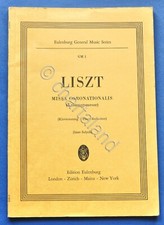 Music Sheet Music - Liszt -
