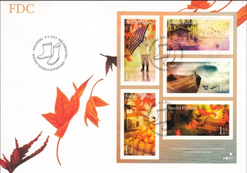 Finlandia autunno sauna barca - autunno,
