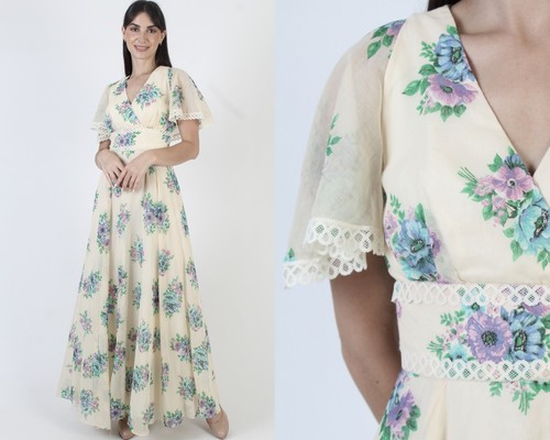 Vintage boho wedding dress - boho,