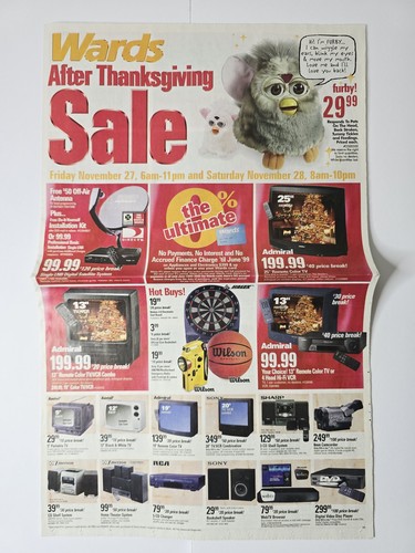 Wards 1998 furby nintendo - wards,