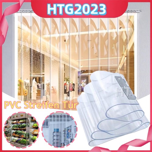 Tenda strisce trasparenti in - a,