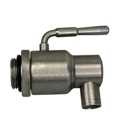 Rubinetto acciaio inox - acciaio, 3/4"