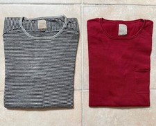 Lotto 2 Maglie Maglioncini Primaverili Kaos Cotone Kashmir Seta Uomo Tg. M - L