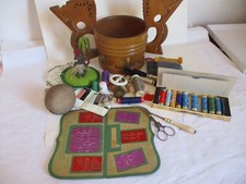 LOTTO VECCHI ATTREZZI CUCITO