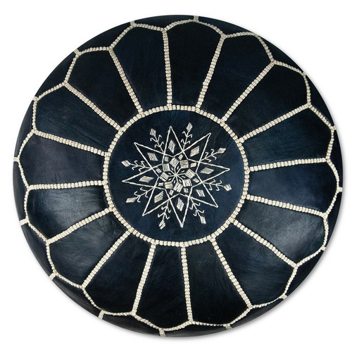 Pouf marocchino pelle - in,