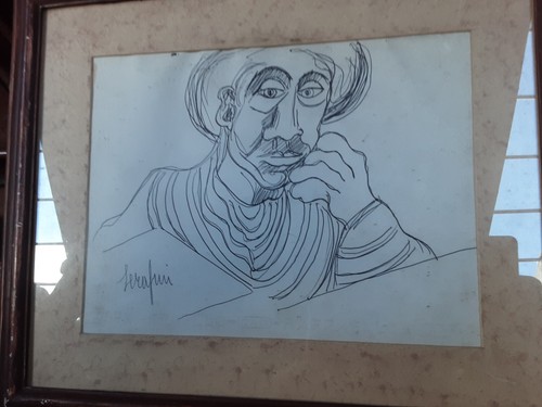 Disegno penna beppe serafini - disegno, a