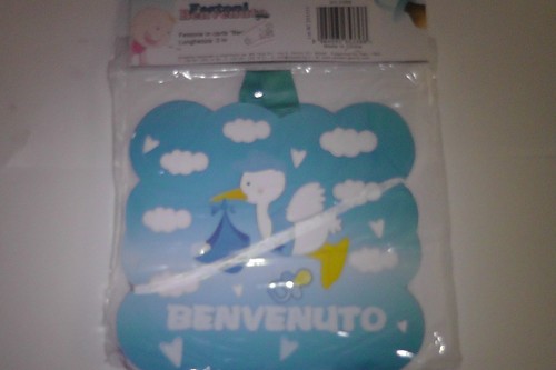 Festone banner carta benvenuto - festone,