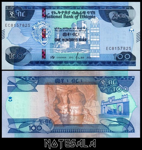 Ethiopia etiopia 100 birr 2023 - 100,