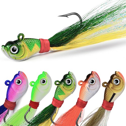 Lotto pezzi bucktail jigs - 5,