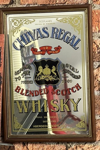 Vintage pub mirror chivas - pub,