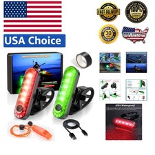 Luci di navigazione notturna versatili per kayak, gommoni e tavole da pagaia