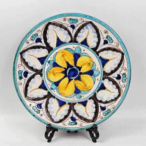 Piatto ceramica vecchia faenza - piatto,