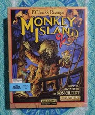 MONKEY ISLAND 2: LECHUCK'S REVENGE. WITH HINT BOOK. COMMODORE AMIGA. WORKING!