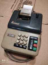 Calcolatrice meccanica Everest anni 50 funzionante Dimensioni 36x20x14 cm