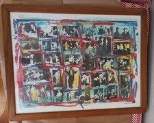 Quadro Composizione A Tema Edoardo Di Filippo, Natino Chirico 1953 59x79