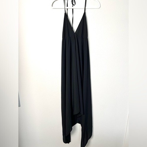 Maxi abito nero halter - maxi,