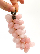 QUARZO ROSA GRAPPOLO D'UVA - PIETRA NATURALE