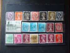 perfin - perforated- lotto misto di francobolli della Gran Bretagna