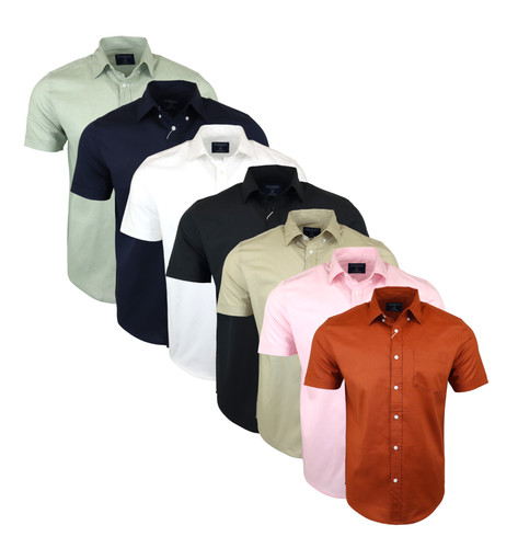 Camicie uomo cotone tinta - cotone,