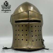 Elmetto medievale Barbuta elmo